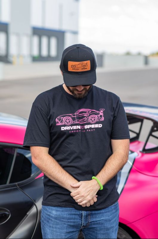 Driven By Speed Snapback Black W/Square Patch