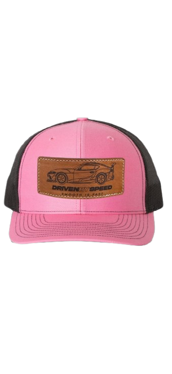 Driven By Speed Snapback Pink & Black