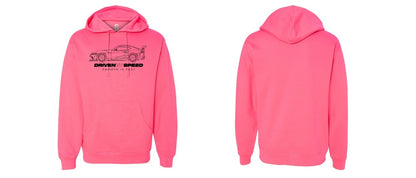 Pink Driven by Speed Hoodie