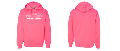 Pink Driven by Speed Hoodie