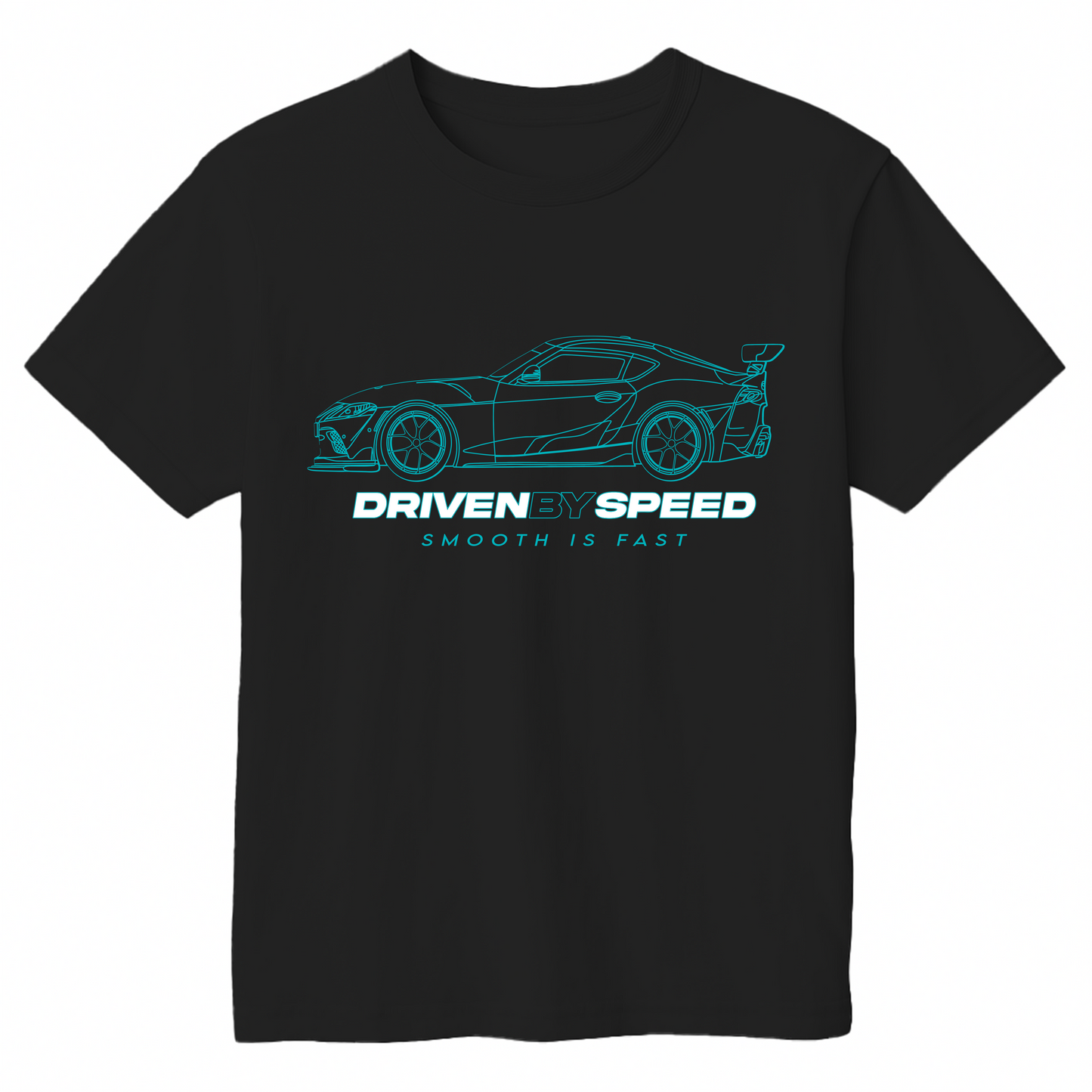 DRIVEN BY SPEED Teal (T-Shirt)